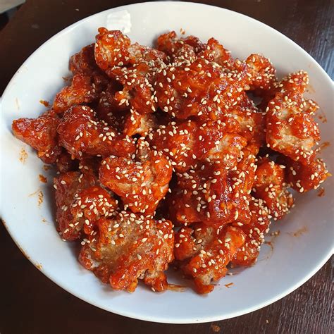 korean fried chicken in korean